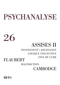 Revue psychanalyse n.26 - logique collective - de la jouissance à l'inconscient - fins de cure