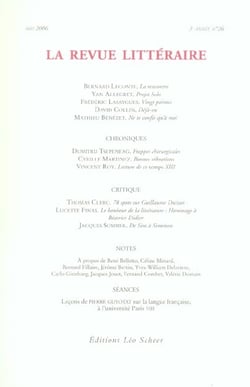 LA REVUE LITTERAIRE n.26