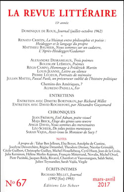 LA REVUE LITTERAIRE n.67
