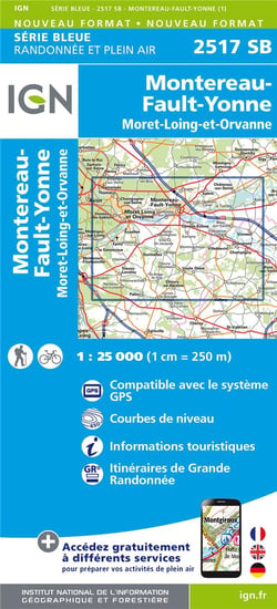 2517Sb Montereau-Fault-Yonne Moret-Sur-Loing