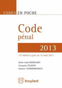 Code pénal 2013 (15e édition)