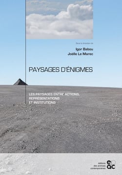 Paysages d'énigmes - les paysages entre actions, représentations et institutions