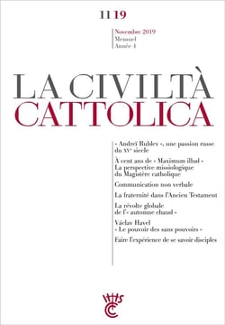 La civiltà cattolica : novembre 2019