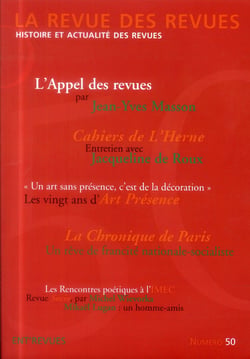 La revue des revues n.50