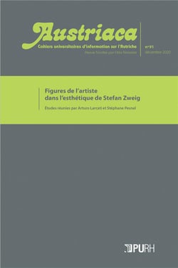 Austriaca, n° 91/décembre 2020 : L'artiste dans l'oeuvre de Stefan Zweig