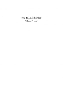 "Au-delà des Cordes"