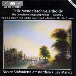 Mendelssohn - string symphonies /vol.2