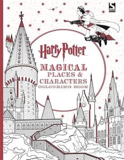 HARRY POTTER MAGCIAL PLACES AND CHARACTERS COLOURING BOOK