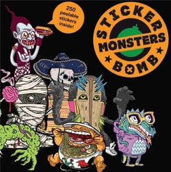 Stickerbomb monsters