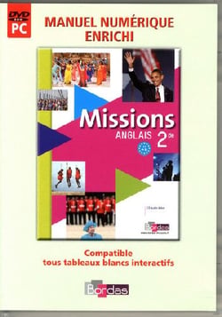 Missions - anglais - 2nde - manuel numérique enrichi (édition 2009)