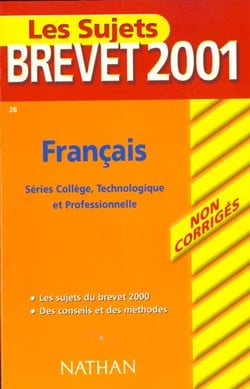 Sujets brevet francais