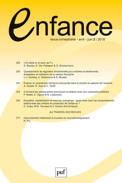 Revue enfance n.2018-2