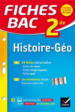 Fiches bac Tome 21 : histoire - géo - 2nde