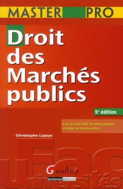 Droit des marchés publics (5e édition)