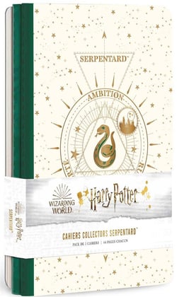 Harry Potter constellations : pack de 3 cahiers Serpentard