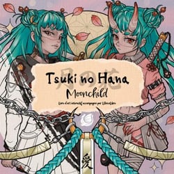 Colaboriages - tsuki no hana - livre d'art interactif