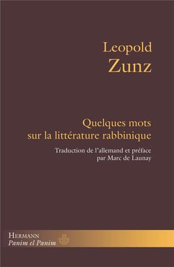 Quelques mots sur la litterature rabbinique