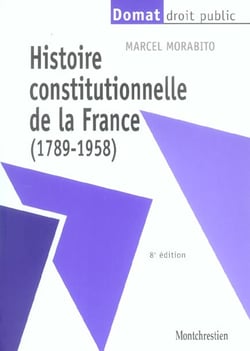 Hist.const.france de 1789 a... 8e (8e edition)