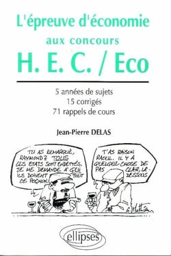 L'épreuve d'économie aux concours de la voie HEC - sujets 88 à 92