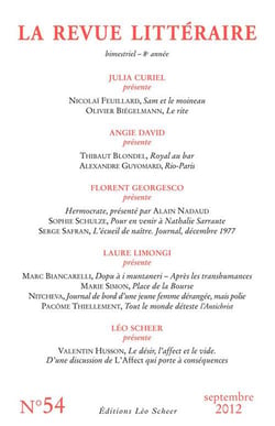LA REVUE LITTERAIRE n.54