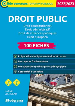 Droit public : 100 fiches - droit constitutionnel, droit administratif, droit des finances publiques (édition 2022/2023)