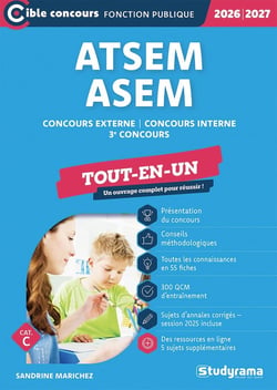 ATSEM/ASEM - Tout-en-un (Catégorie C - Concours 2026-2027) : Concours externe - Concours interne - 3e concours (édition 2026/2027)