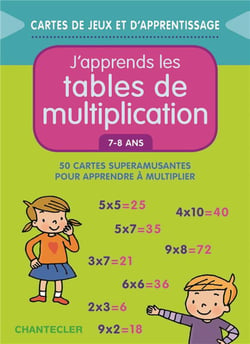 J'apprends les tables de multiplication