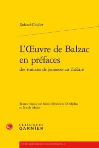 L'oeuvre de Balzac en préfaces des romans de jeunesse au théâtre