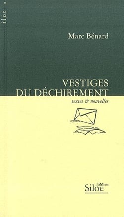 Vestiges du déchirement - prix de la nouvelle 2008 angers