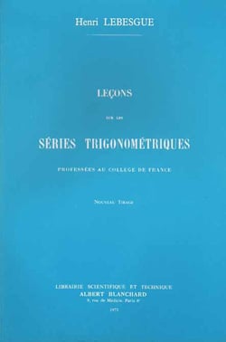 Leçons sur les séries trigonométriques