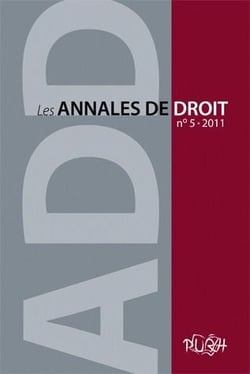 Les Les Annales de droit, n° 5/2011 : N° 5 - 2011