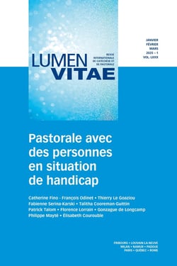 Revue lumen vitae n.80/1 : Pastorale avec des personnes en situation de handicap