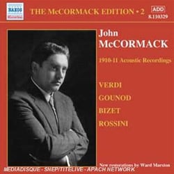 Edition Mc Cormack : (1910-11) Enregistrements Acoustiques /Vol.2