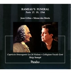 Messe des morts : le service funèbre de rameau paris, 27 ix 1764
