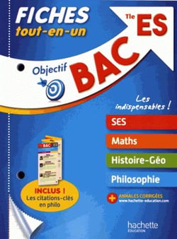 Objectif bac - fiches tout-en-un - terminale es