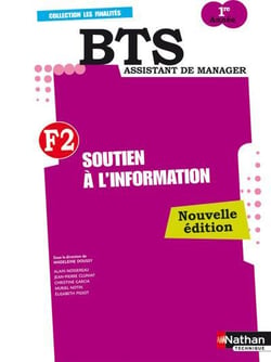 SOUTIEN A L'INFORMATION FINALITE 2 BTS 1 LICENCE NUMERIQUE ELEVE I-MANUEL + OUVRAGE PAPIER 2012