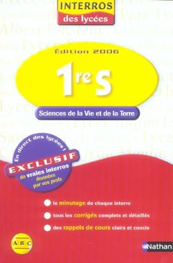 Sciences de la vie et de la terre - 1ère s