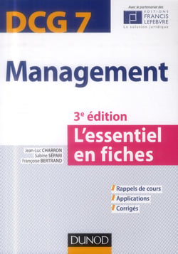 Dcg 7 - management en 20 fiches (3e édition)