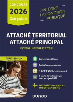 Concours Attaché territorial, Attaché principal - Tout-en-un - 2026