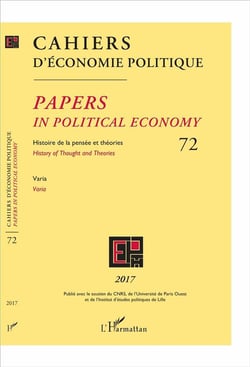 Cahiers d'économie politique n.72 : histoire de la pensée et théories