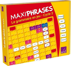 JEUX EDUCATIFS : maxiphrases CE1 - développer des compétences orthographiques et grammaticales