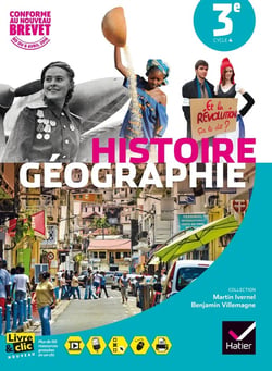 Histoire-géographie - manuel de l'élève - 3ème - grand format (édition 2016)