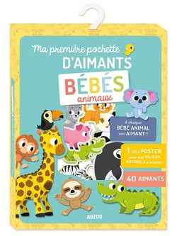 Ma première pochette d'aimants : bébés animaux