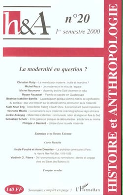 La modernité en question ?