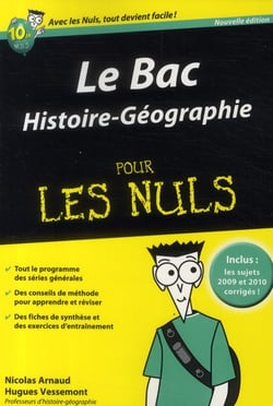 Bac histoire-geographie 2011 pour les nuls
