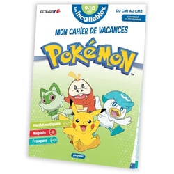 Les incollables : Mon cahier de vacances - Pokémon - Du CM1 au CM2 (édition 2025)