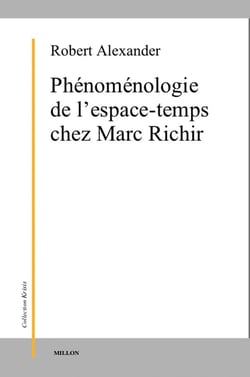 Phénomenologie de l'espace-temps chez Marc Richir