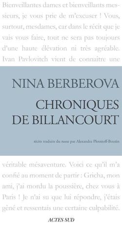 Chroniques de billancourt
