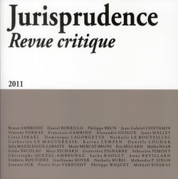 JURISPRUDENCE : revue critique