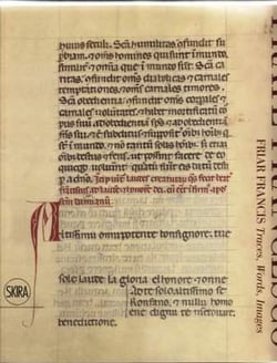 Frate francesco. friar francis: traces, words, images